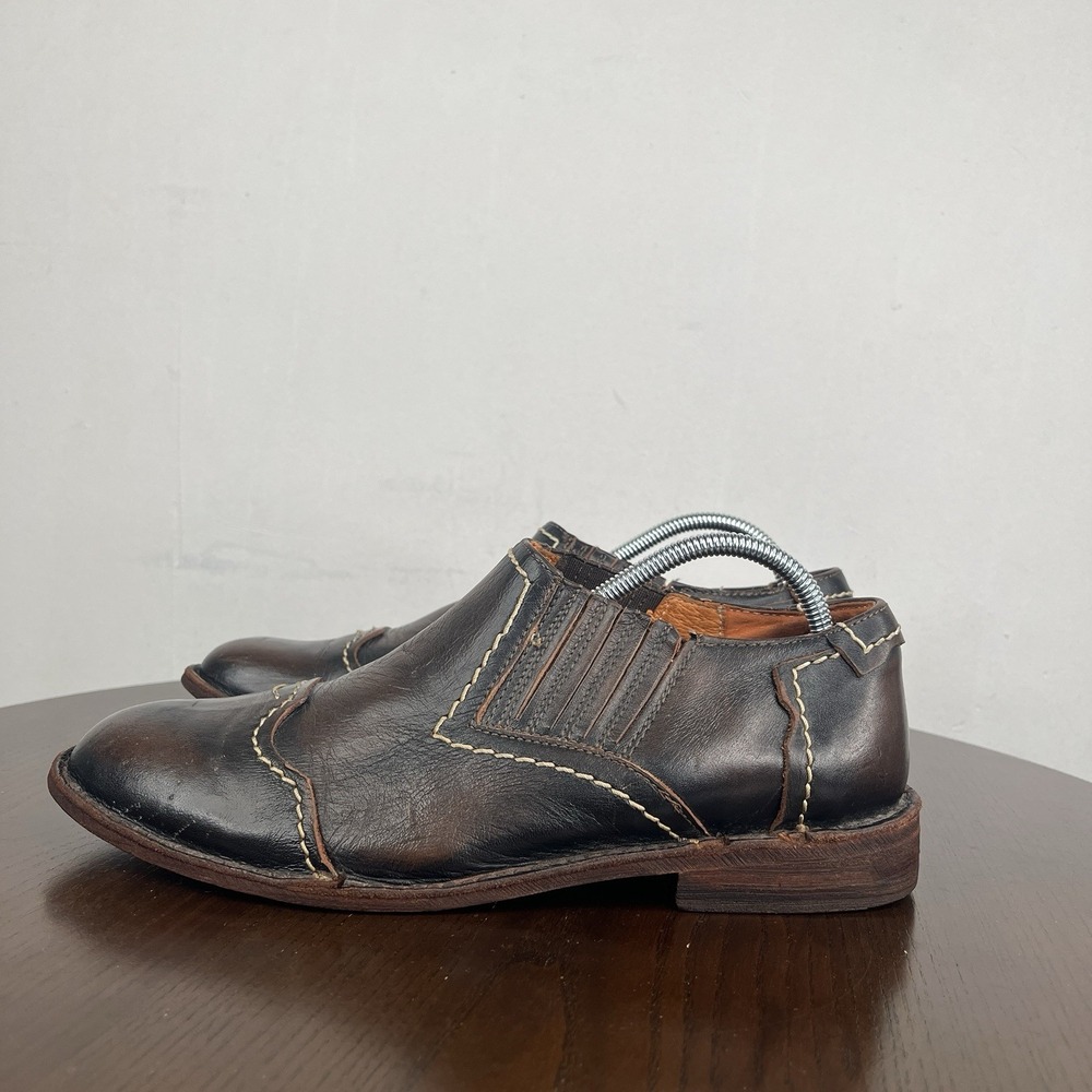 Bed Stu Cobbler Series Shoes Women's 8 Brown Leather Comfort Slip On‎ Loafer